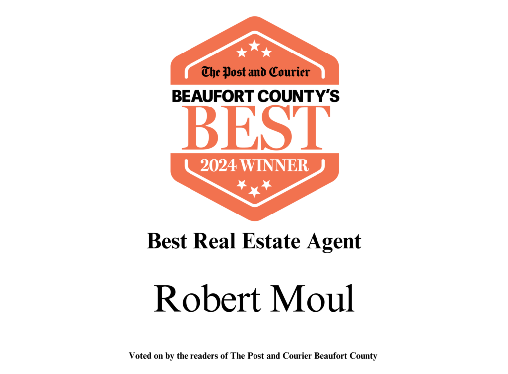 Robert Moul voted Best Real Estate Agent 2024 Beaufort County South Carolina