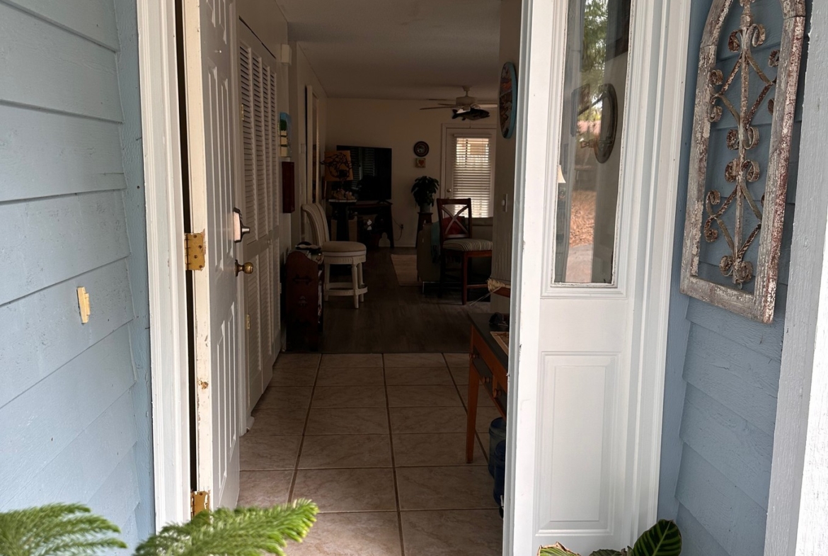 Front door of condo