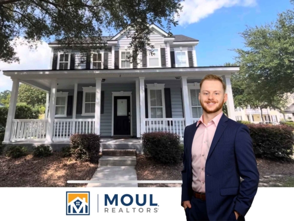 2 Riversbridge Ct - Agent in front of property