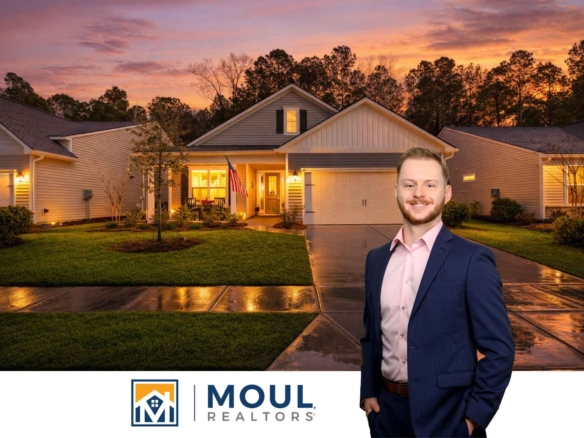 37 Carolina Oaks - Agent in front of property